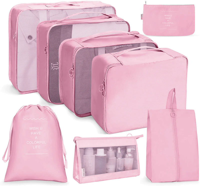 8-Piece Travel Packing Cubes