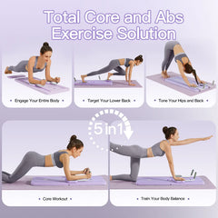 Multifunctional Ab Exercise Board, Home Pilates Reformer for Abdominal and Core Strength Training