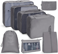 8-Piece Travel Packing Cubes