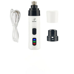 USB Rechargeable Pet Nail Polisher – Electric Nail Grinder for Cats & Dogs